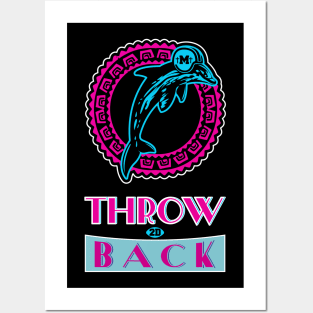 Tua Tagovailoa "Tua Option" Miami Vice Throw to the (2D) Back Posters and Art